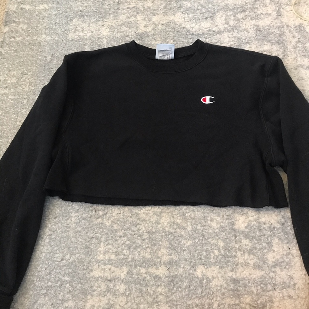 champion cropped crew neck